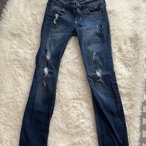 Hollister low rise super skinny jeans size 00R